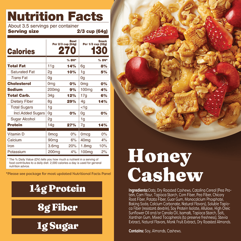 Honey Cashew Granola - Daily Pick