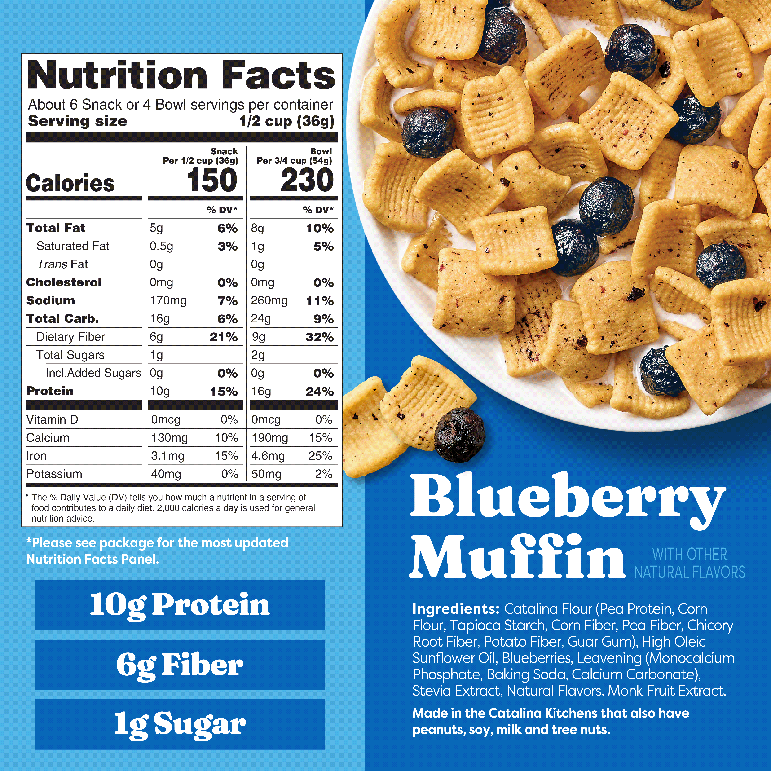 Blueberry Muffin with Blueberries Cereal - Active Ready
