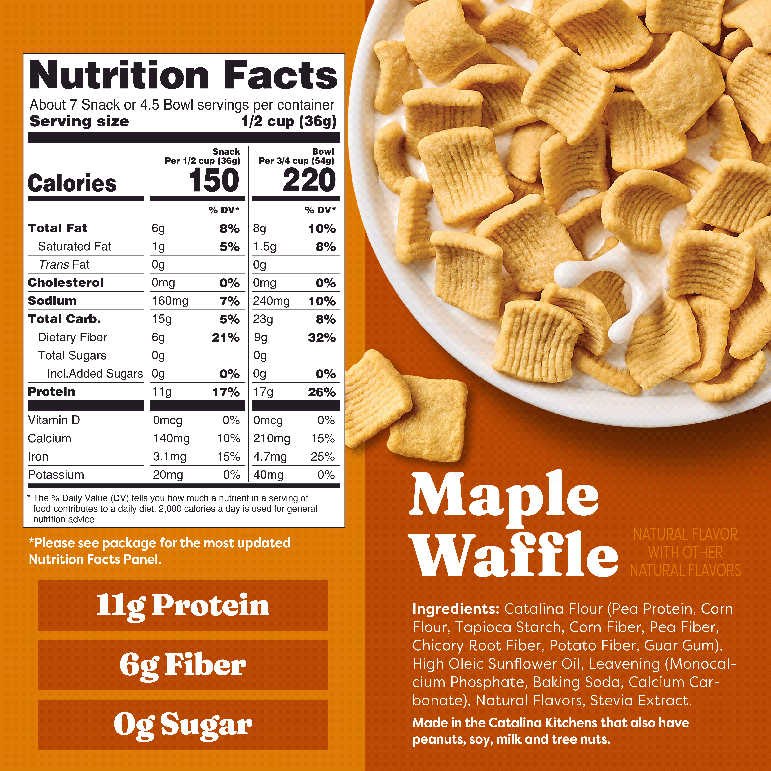 Maple Waffle Cereal - Simple Use