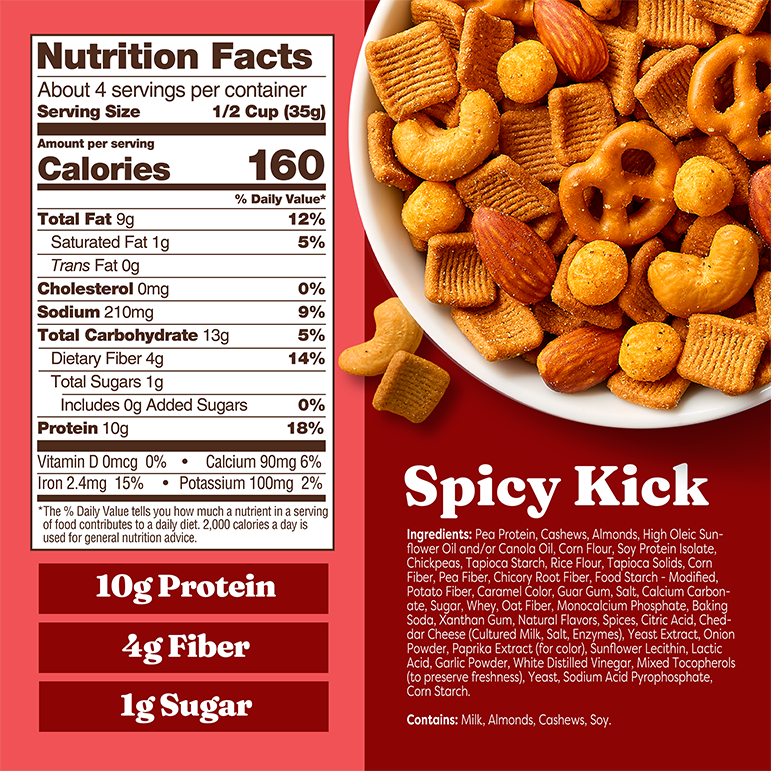 Spicy Kick Snack Mix - Classic Finish