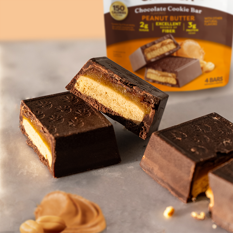 Peanut Butter Chocolate Cookie Bars - Fresh Ready