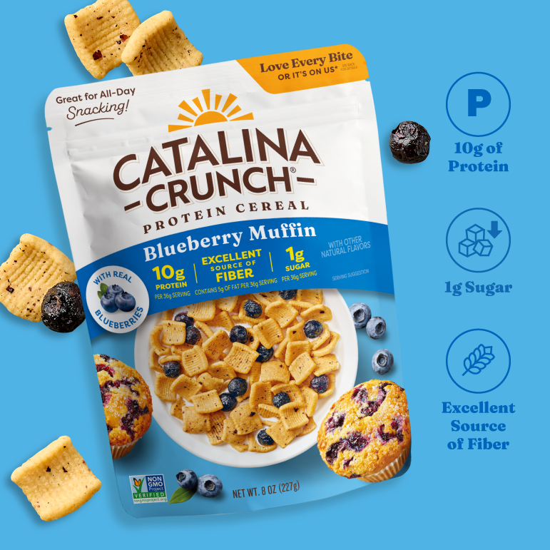 Blueberry Muffin with Blueberries Cereal - Active Ready