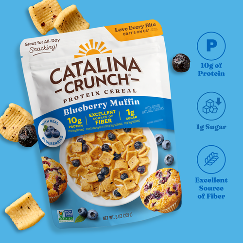 Blueberry Muffin with Blueberries Cereal - Active Ready