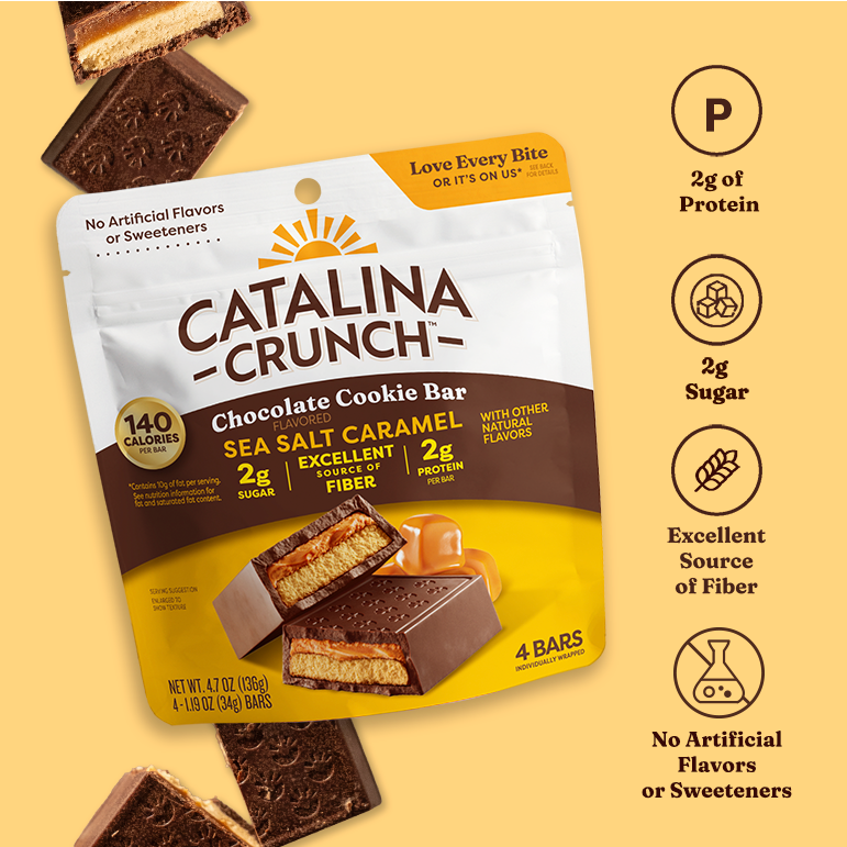 Sea Salt Caramel Chocolate Cookie Bars - Daily Pick