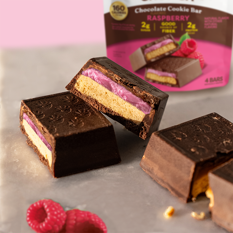 Raspberry Chocolate Cookie Bars - Fresh Ready