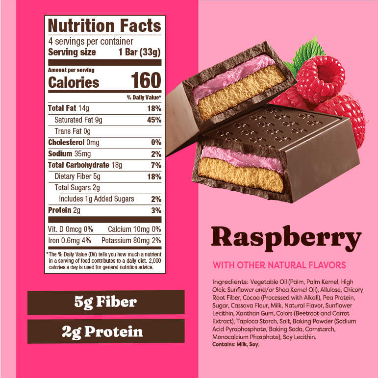 Raspberry Chocolate Cookie Bars - Fresh Ready