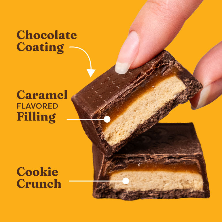 Sea Salt Caramel Chocolate Cookie Bars - Daily Pick